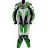 RTX Green Spartan Sports Biker One Piece Leather Suit